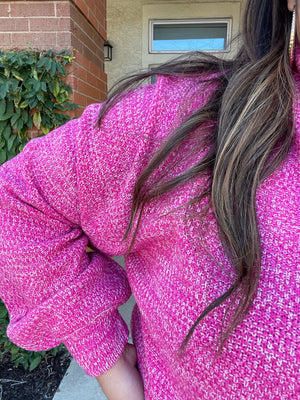 *SALE ITEM* Tickled Pink Turtleneck Sweater