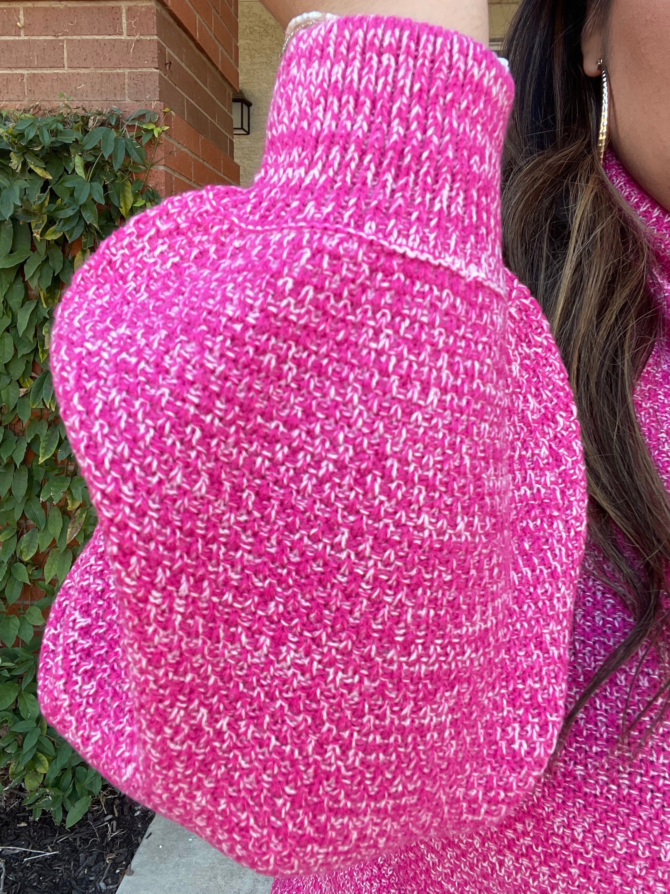 *SALE ITEM* Tickled Pink Turtleneck Sweater