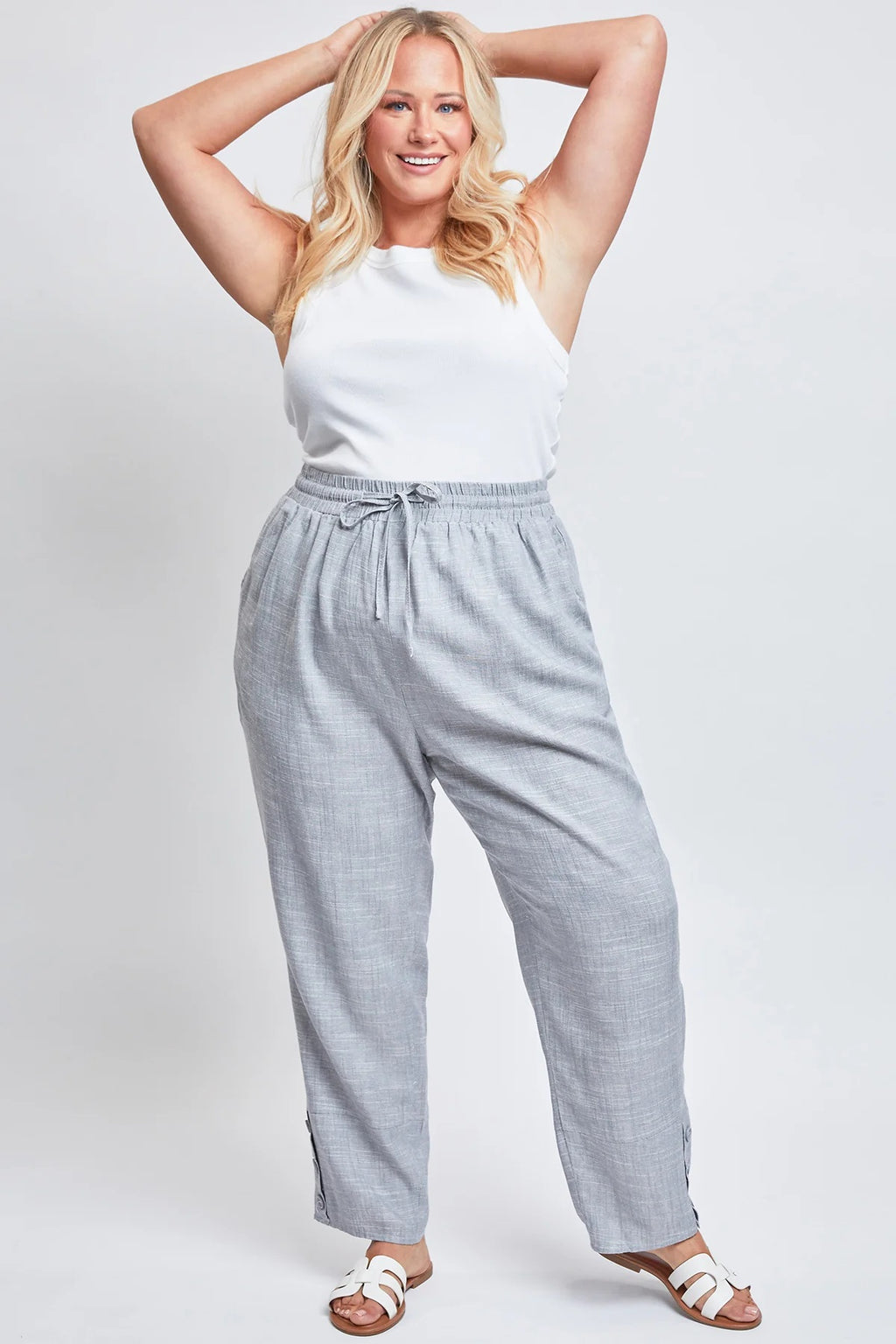 Love the Linen Pants - Grey