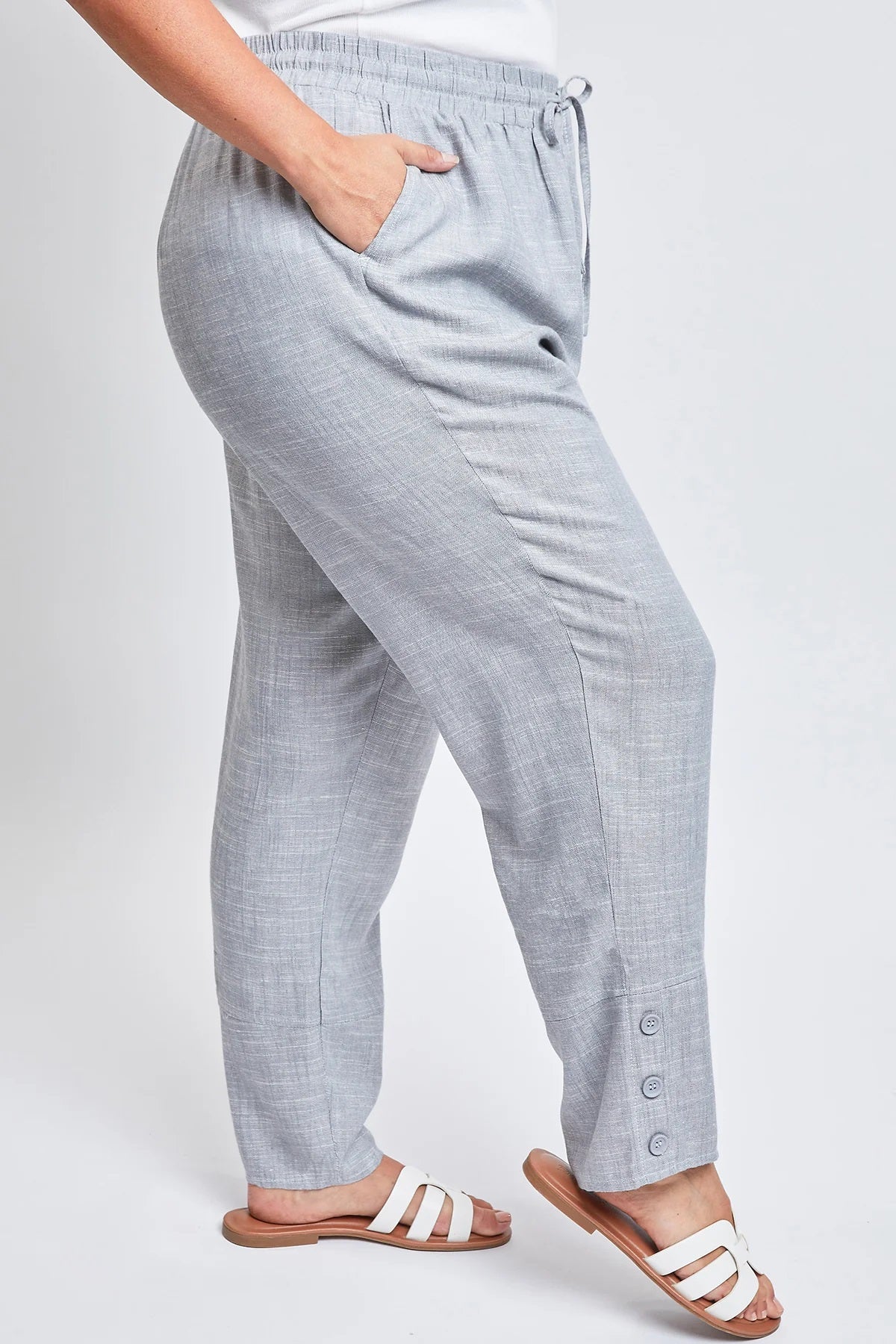 Love the Linen Pants - Grey
