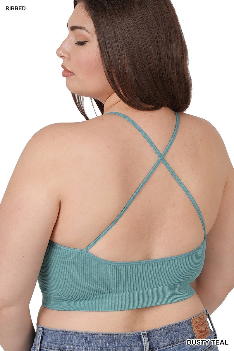 No Stopping You Halter Crop - Black