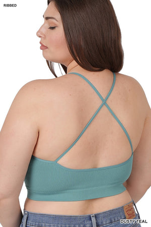 No Stopping You Halter Crop - Black