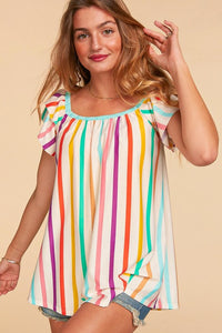 *SALE ITEM* Touch of Color Striped Top