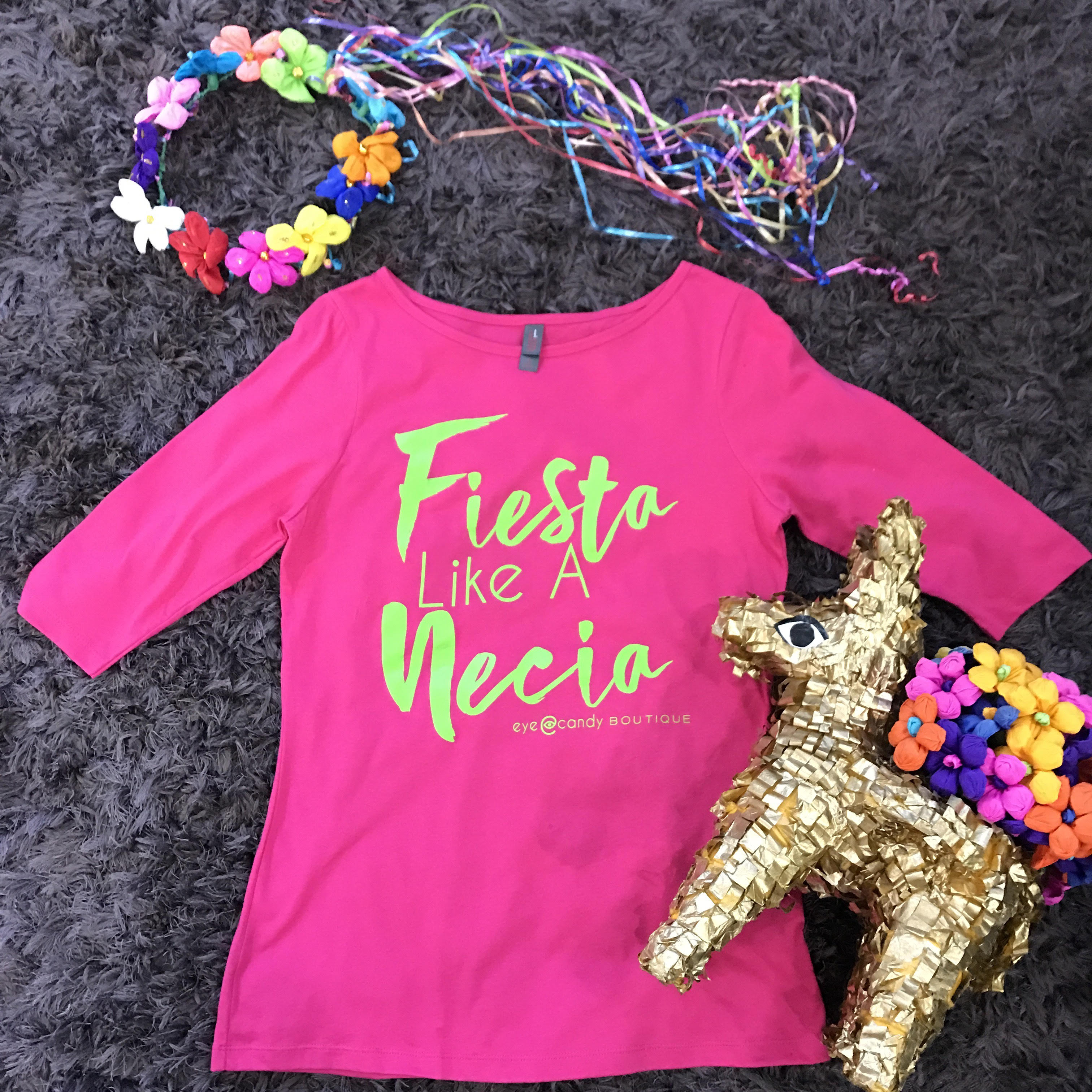 *FLASH SALE* Fiesta Tee - Fiesta Like A Necia