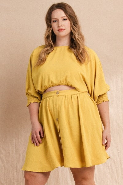 Little Bit of Citron Dress