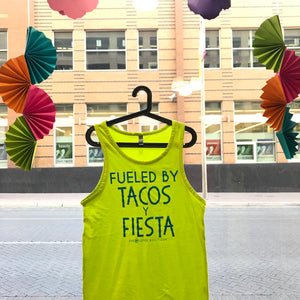 Fueled By Tacos Y Fiesta - Yellow Tank