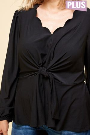 All Eyes On You Top - Black