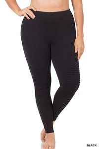 Give Them Legs Moto Leggings