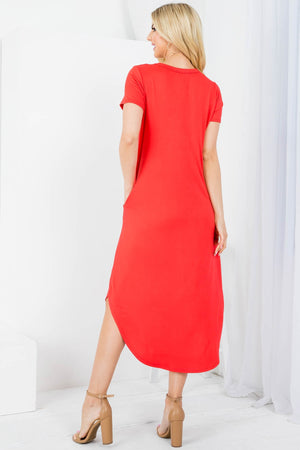 Bring The Heat Dress - Red