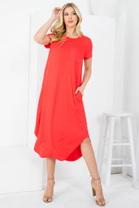 Bring The Heat Dress - Red