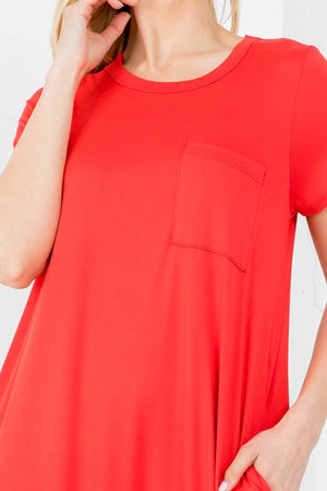 Bring The Heat Dress - Red