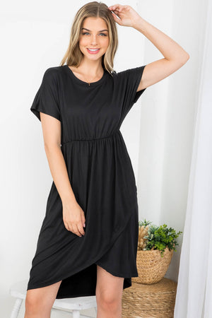 Crossed Lines Dress (Various Colors)
