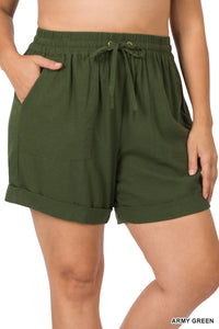 Feelin' Fresh Shorts - Olive