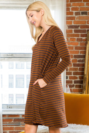 Stripe Is Right Dress