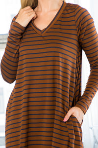 Stripe Is Right Dress