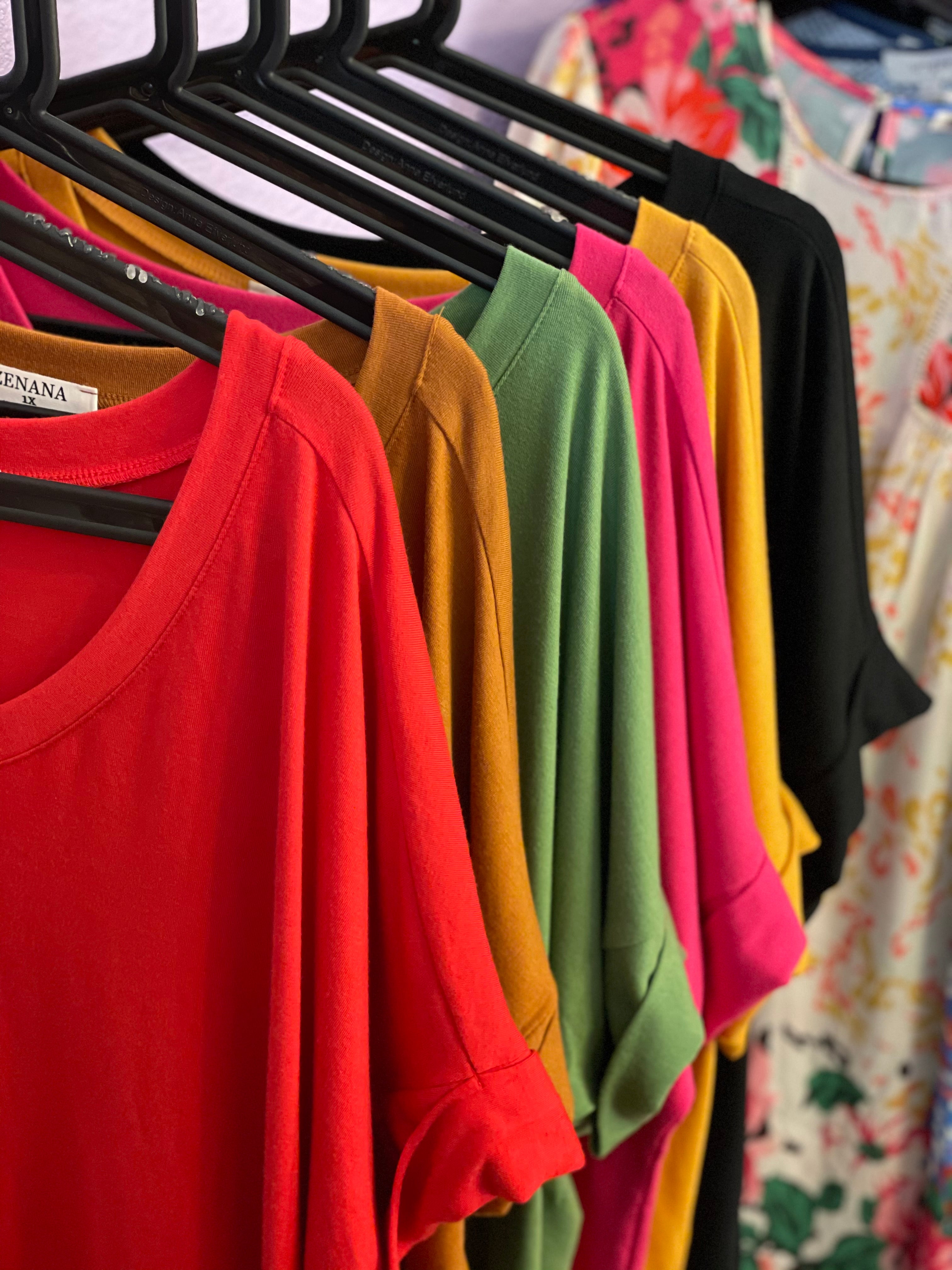 Very Essential V-Neck Top - SOLID Colors