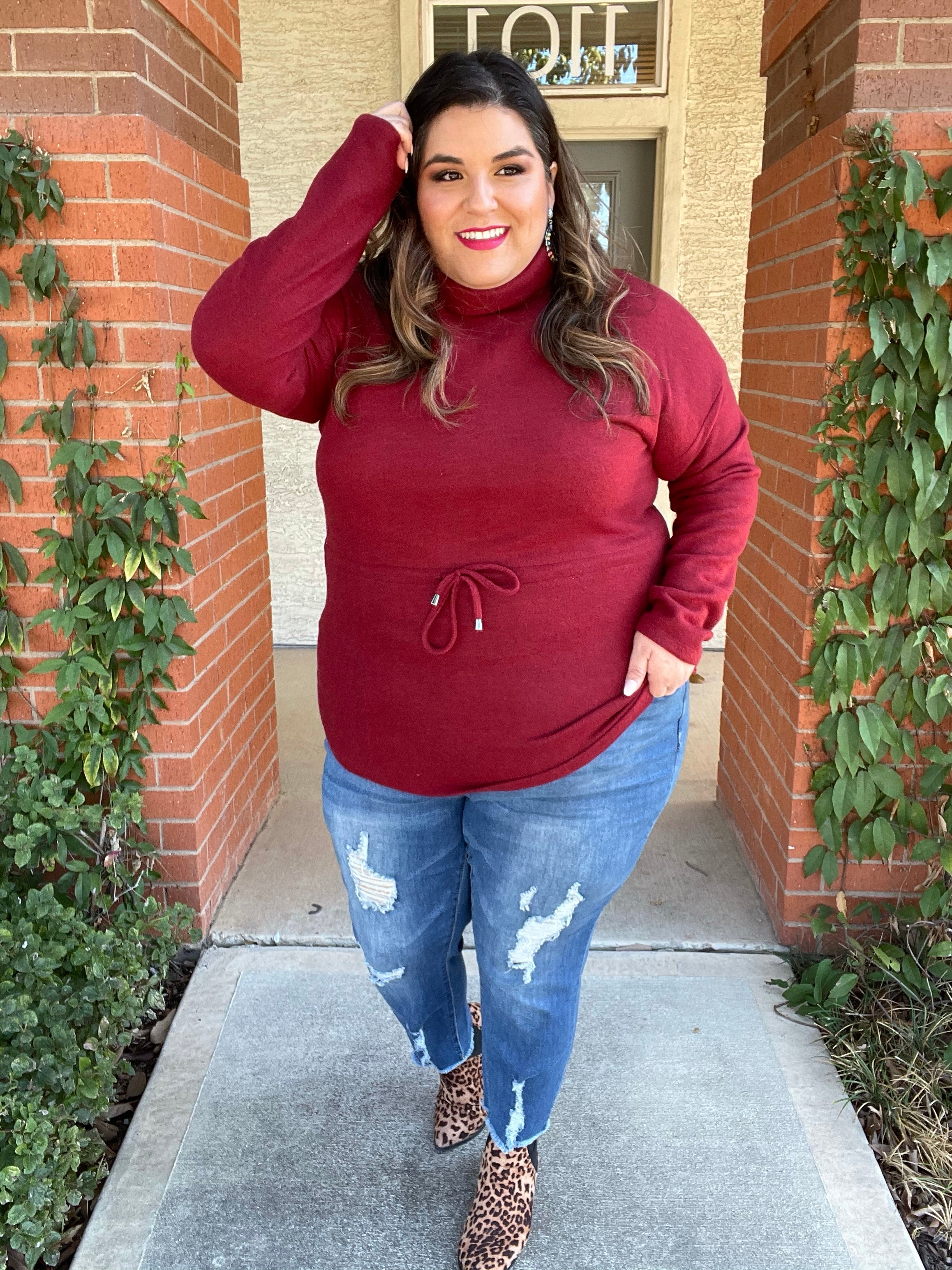 *SALE ITEM* Pour The Wine Sweater