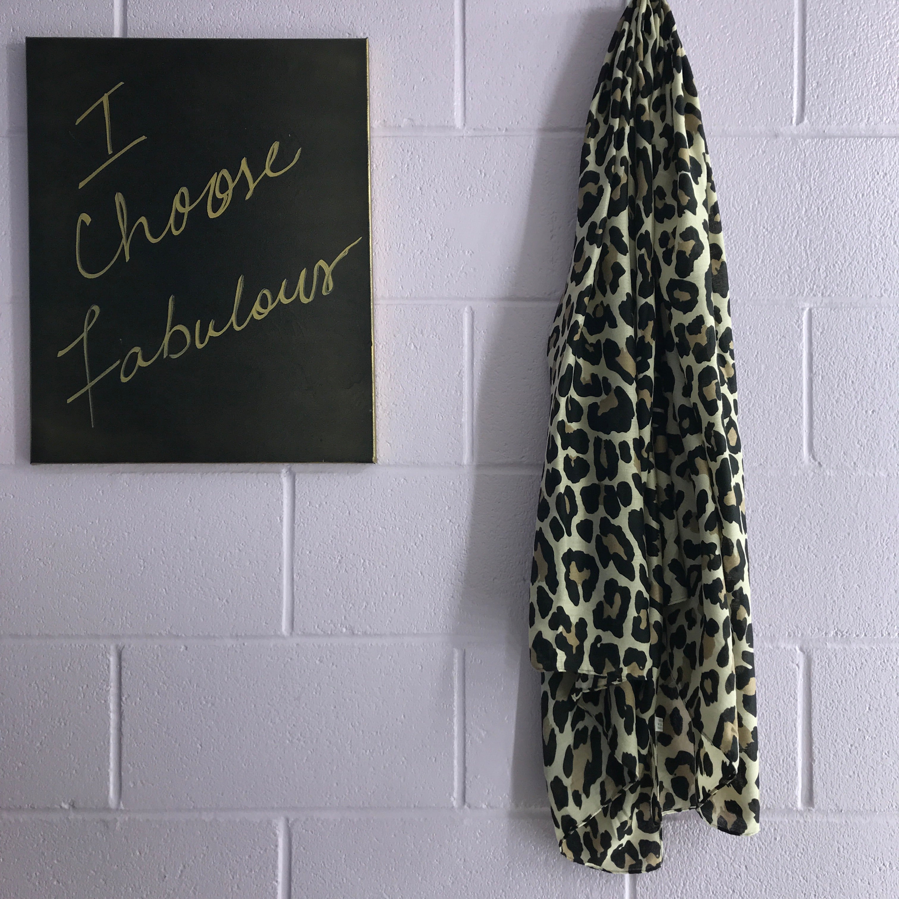 New Scarf - Real Leopard