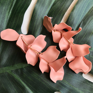 Rose Petal Earrings