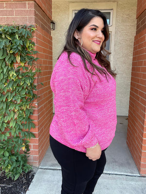*SALE ITEM* Tickled Pink Turtleneck Sweater