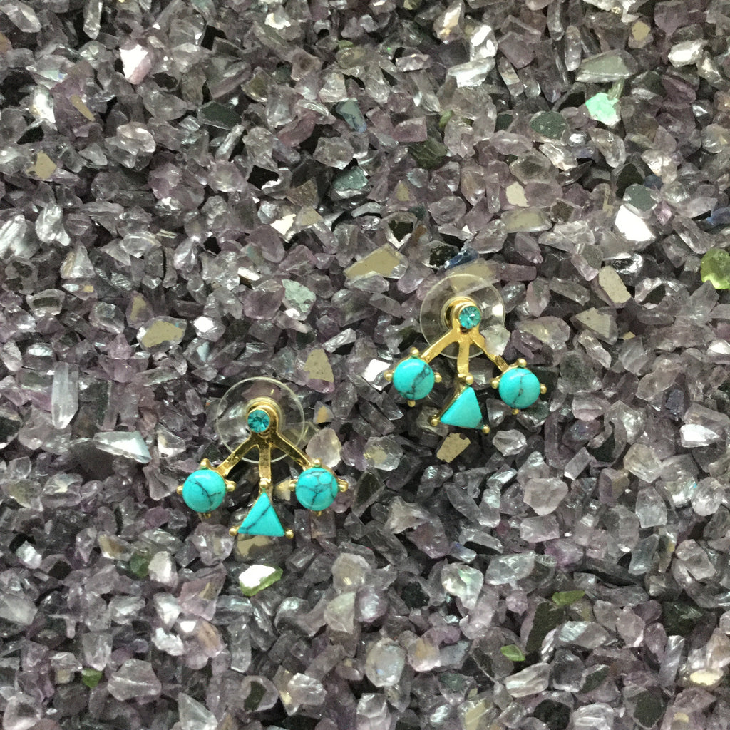 Turquoise Ear Jacket - 1478
