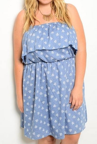 *SALE ITEM* Blue Belle Dress